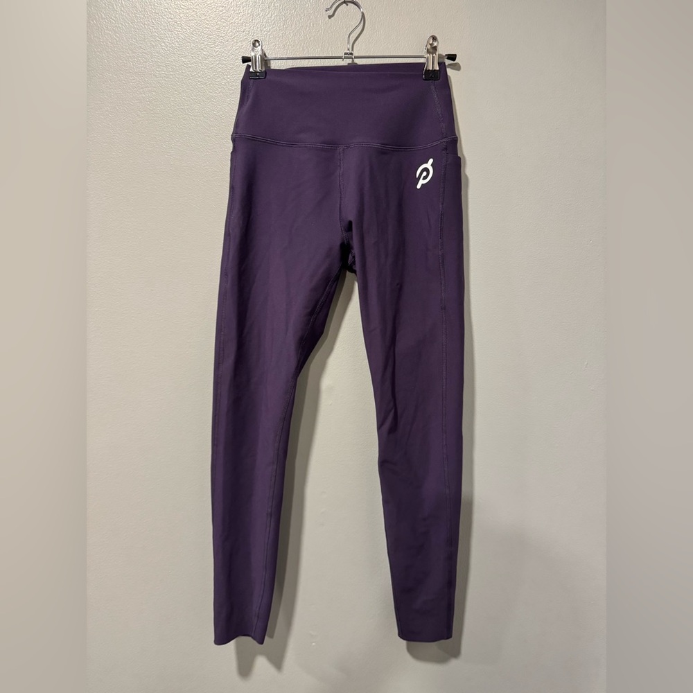 Peloton Athletic Pocket Leggings in Purple Size Small